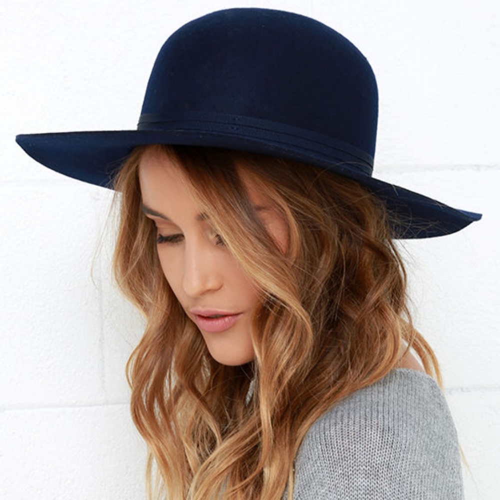 Wide brim Brixton Magdalena hat
